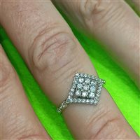 Anello Vidali Gioielli Donna in Oro bianco ANOR-7-34 - ANOR-7-34